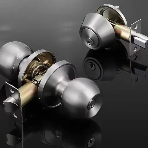 帶鑰匙鎖的門把手